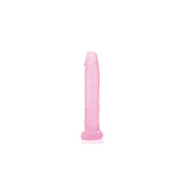 Adam And Eve Pink Jelly Slim Dildo - Pink