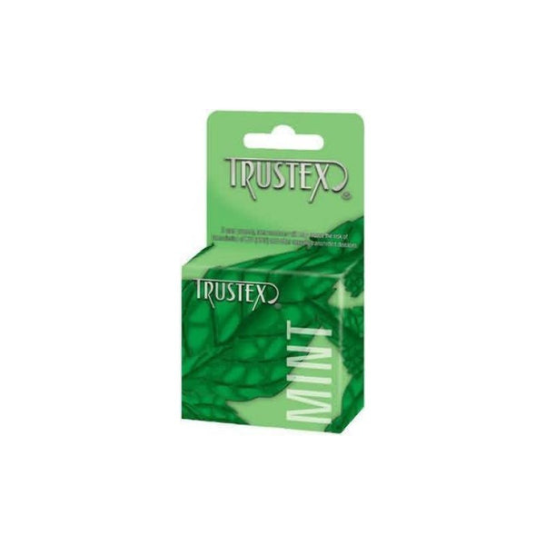 Trustex Mint Condom Lubricated Condoms - 3 Pack