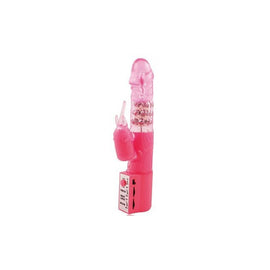 Pearl Dual Stimulating Rabbit Style Vibrator - Pink