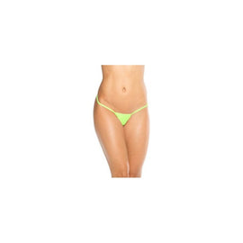 Cover Strap Thong - Neon  Green - One Size