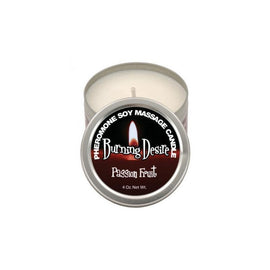 Burning Desire, Passion Fruit  Soy Massage Candle - 4 oz.