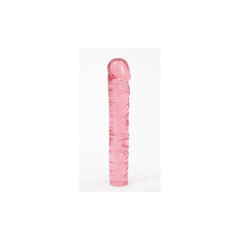 Crystal Jellies Classic Dong 10-Inch - Pink