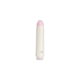 Blush UR3 Ribbed Sleeve On 7.5-inch Vibrator - Clear