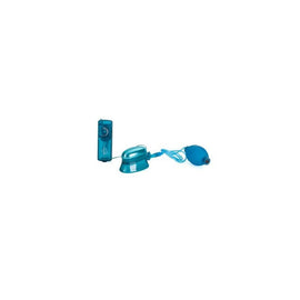 Pucker Up Vibrating Vaginal And Clitoral Pump - Blue