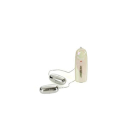 Vibrating Duel Dancing Bullets - Silver