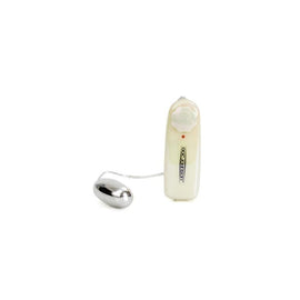 Vibrating Bullet With Controller - Silver
