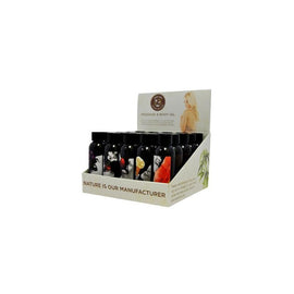 Edible Massage Oil Assorted - 2 Oz. Display