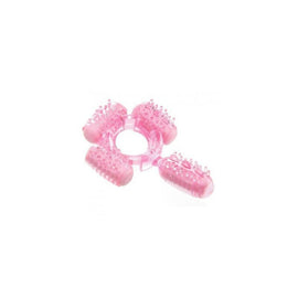 Humm Dinger Super Quad Vibrating Ring - Magenta