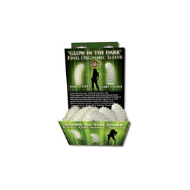Glow-In-The-Dark Fing-Orgasmic Sleeve - Assorted Styles - 24 Pieces Display