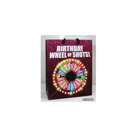 Birthday Wheel of Fortune Spinner Gift Bag