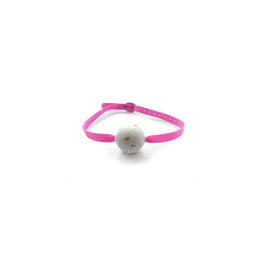 Jawbreaker Ball Gag - Pink PVC Strap