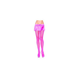 Fishnet Pantyhose - Neon Pink  - One Size