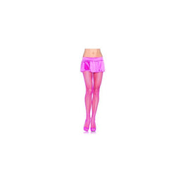 Industrial Net Pantyhose  - Neon Pink - One Size