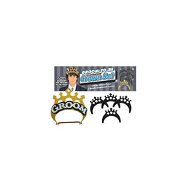 Groom-to-be Celebration Crown Set