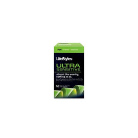 Lifestyles Ultra Sensitive Condoms - 12 Pack