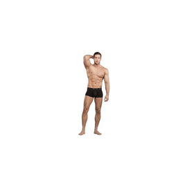 Bamboo Pouch Enhancer Short  - Black - Medium