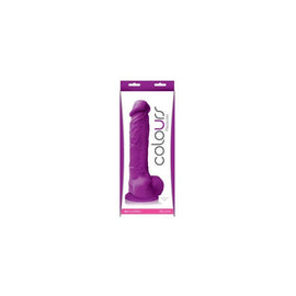 Colours Pleasures Dildo 8-inch  - Purple