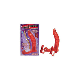 Double Penetrator Ultimate Cockring - Red