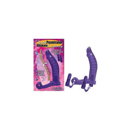 Double Penetrator Ultimate Cockring - Purple