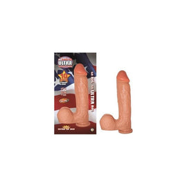 All American Ultra Whoppers - 10 in Straight Dong - Flesh