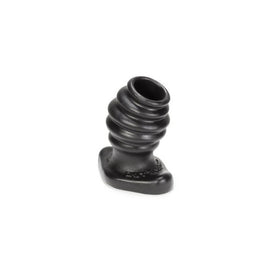 Butt-hole-2 Rippled Fuckplug - Medium - Black