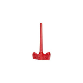 Dick Screws Spike Large Smooth Cockplug - Red