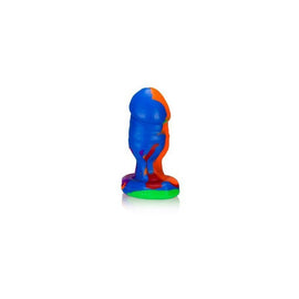 Honcho-1 Small Stumpy Dick Shape Buttplug - Rainbow