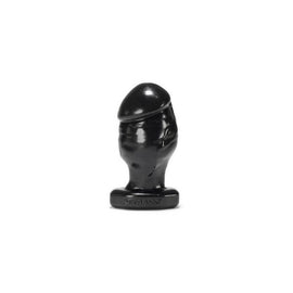 Honcho-2 Medium Stumpy Dick Shape Buttplug - Black
