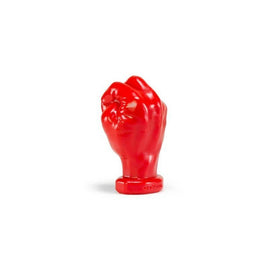 Ff-plug-2 Fist Shape Buttplug - Medium - Red