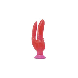 Waterproof Wall Bangers Double Penetrator - Pink