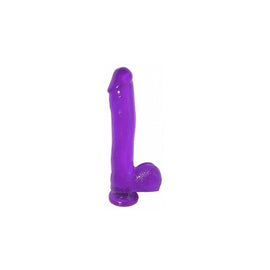 Basix Rubber Works - 10-inch Dong with Suction Cup - Purple