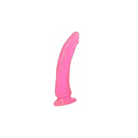 Basix Rubber Works - Slim 7-inch with Suction Cup - Pink