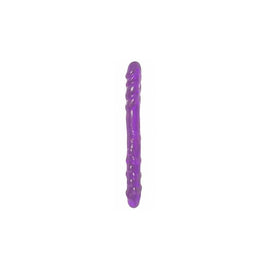 Basix Rubber Works - 16-inch Double Dong - Purple