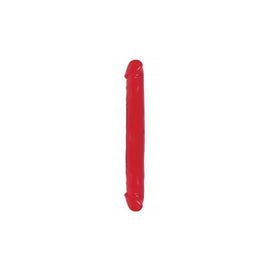 Basix Rubber Works 12-inch Double Dildo - Red