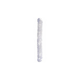 Basix Rubber Works - 12-inch Double Dong - Clear