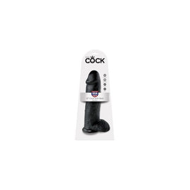 King Cock 12-inch Cock with  Balls - Black