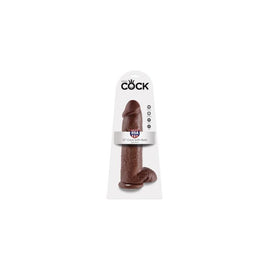 King Cock 12-inch Cock with  Balls - Brown