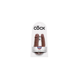 King Cock Medium Double  Trouble - Brown