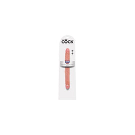 King Cock 12-inch Slim Double  Dildo - Flesh