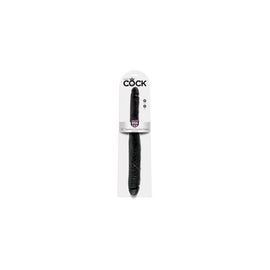 King Cock 16-inch Tapered  Double Dildo - Black