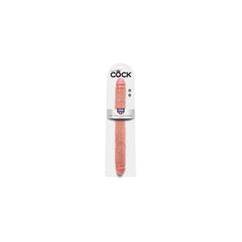 King Cock 16-inch Thick Double  Dildo - Flesh