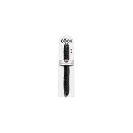 King Cock 16-inch Thick Double  Dildo - Black