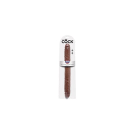 King Cock 16-inch Thick Double  Dildo - Brown