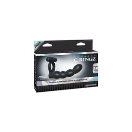 Fantasy C-ringz Posable Partner Double Penetrator - Black