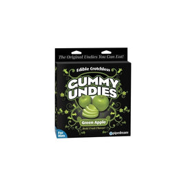 Edible Male Gummy Undies - Green Apple