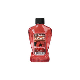 Body Heat Warming Massage Lotion Strawberry - 8 oz.