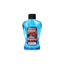 Body Heat Warming Massage Lotion Blue Raspberry -  8 oz.