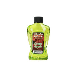 Body Heat Warming Massage Lotion Green Apple - 8 oz.