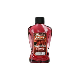 Body Heat Warming Massage Lotion Chocolate Cherry - 8 oz.