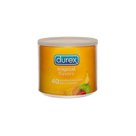 Durex Tropical Flavors - 40 Count Jar